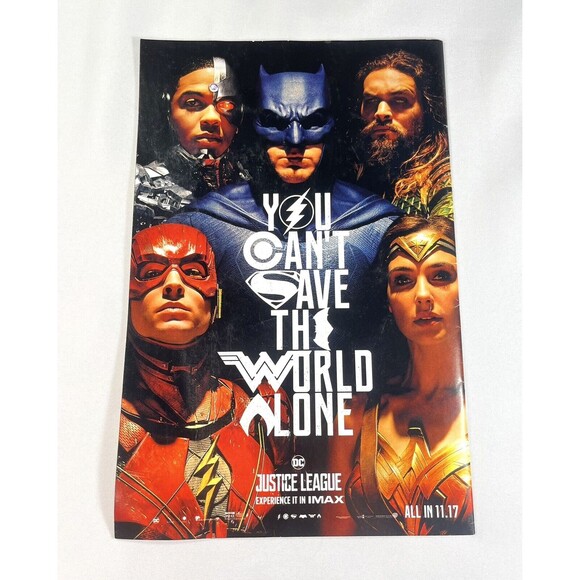 Justice League DC Comics AMC IMAX Movie Promotional Comic Book - Picture 2 of 11